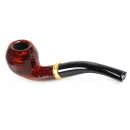 Tobacco Pipe, wooden, plastic mouthpiece, 9mm Filter
