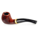 Tobacco Pipe, wooden, plastic mouthpiece, 9mm Filter