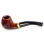 Tobacco Pipe, wooden, plastic mouthpiece, 9mm Filter