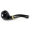 Tobacco Pipe, wooden, plastic mouthpiece, 9mm Filter