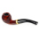 Tobacco Pipe, wooden, plastic mouthpiece, 9mm Filter