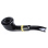 Tobacco Pipe, wooden, plastic mouthpiece, 9mm Filter