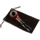 Pfeife "Excellent" mit transparenten Acrylmundstück, 9 mm Filter