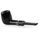 Pfeife "Excellent" mit Farbring, mit Kunststoff Mundstück, 9 mm Filter