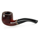 Pfeife "Excellent" mit Farbring, mit Kunststoff Mundstück, 9 mm Filter