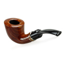 Pfeife "Excellent" mit Farbring, mit Kunststoff Mundstück, 9 mm Filter