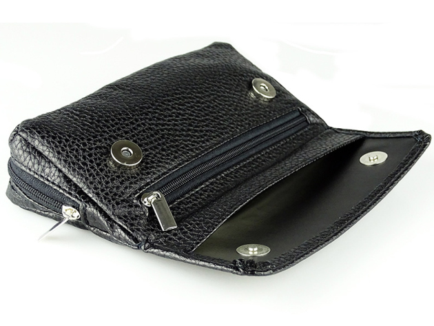 Pipe Bag "Easy" for 2 Pipe , Black 9,5 x 16,5 cm