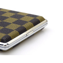 Cigarette Case display 12x "Quarree" with clasp, capacity 20 cigarettes