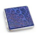 Cigarette Case display 12x "Wild Cat" with rubber band, capacity 20 cigarettes
