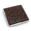 Cigarette Case display 12x "Wild Cat" with rubber band, capacity 20 cigarettes