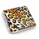 Cigarette Case display 12x "Wild Cat" with rubber band, capacity 20 cigarettes