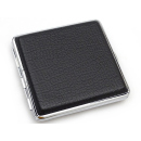 Cigarette Case display 12x "Gentleman" with rubber band, capacity 20 cigarettes