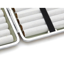 Cigarette Case display 12x "Gentleman" with rubber band, capacity 20 cigarettes