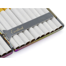 Cigarette Case display 12x "Rainbow" with clasp, capacity 20 cigarettes