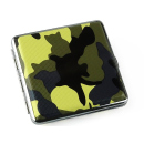 Zigarettenetui "Camouflage" für 20 Zig., mit Spange, 12er Display