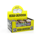 Grinder "Rainbow Skulls" 3-tlg., Schwarz, 24 x 39 mm; einzeln