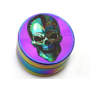Grinder "Rainbow Skulls" 3-tlg., Schwarz, 24 x 39 mm; einzeln