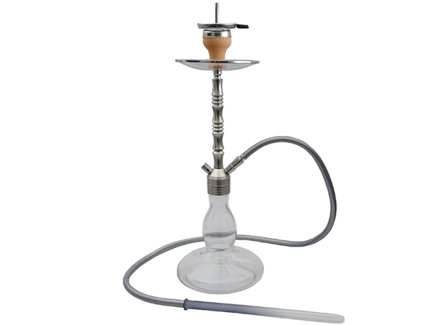 Shisha "Silhouette" Silber, 60 cm, 1 Schlauch