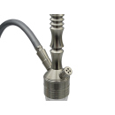 Shisha "Silhouette" silver, 60 cm, 1 hose