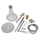 Shisha "Silhouette" Silber, 60 cm, 1 Schlauch