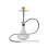 Hookah "Illustria" white, 60 cm, 1 hose