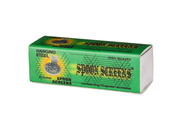 Einhängesiebe Stahl Grün, Ø 18 mm, 12er Schachtel