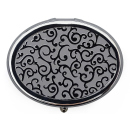 Taschenascher "Crystal Pattern" Ø 5 cm, 12er Display