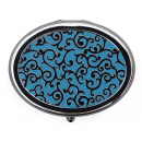 Taschenascher "Crystal Pattern" Ø 5 cm, 12er Display