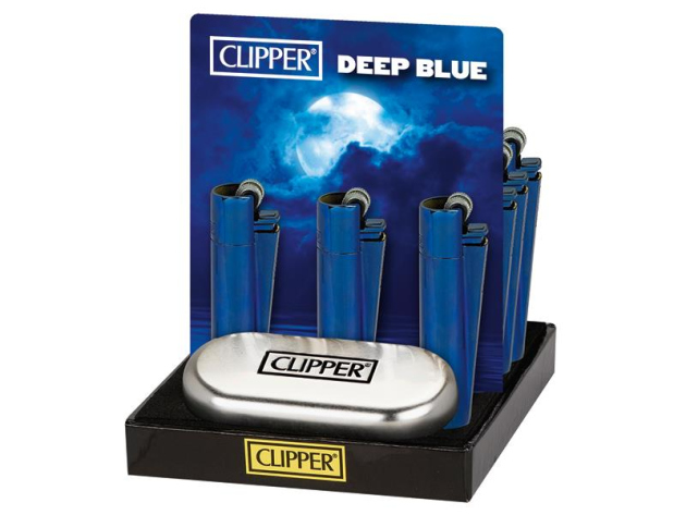 Clipper Metal DEEP BLUE, 12p Display