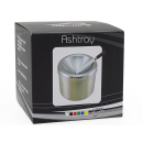 Aschenbecher Metall Rot &Oslash; 9,5cm