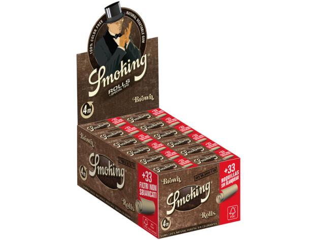 Smoking Rolls Brown 24 rolls + Tips