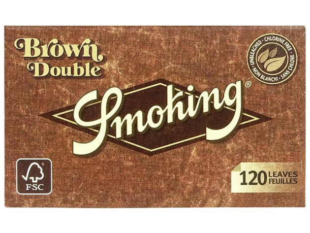 Smoking Regular Brown Douple Window 25 leaves each 120 leaves