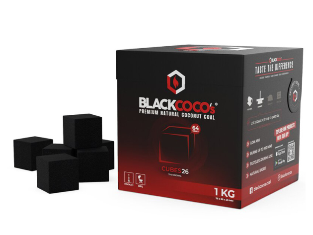 BLACKCOCO Premium Hookah Coconut Charcoal, 1 Kg