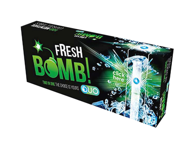 Fresh Bomb Menthol, 100 Hülsen, 5er Gebinde