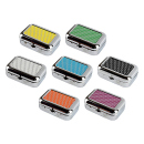 Taschenascher "Square" bunt, 9er Display