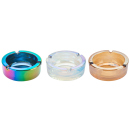 Glasaschenbecher "Metallic"  &Oslash; 9,1cm,...