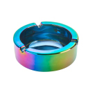 Glasaschenbecher "Metallic"  Ø 9,1cm, 8er Display