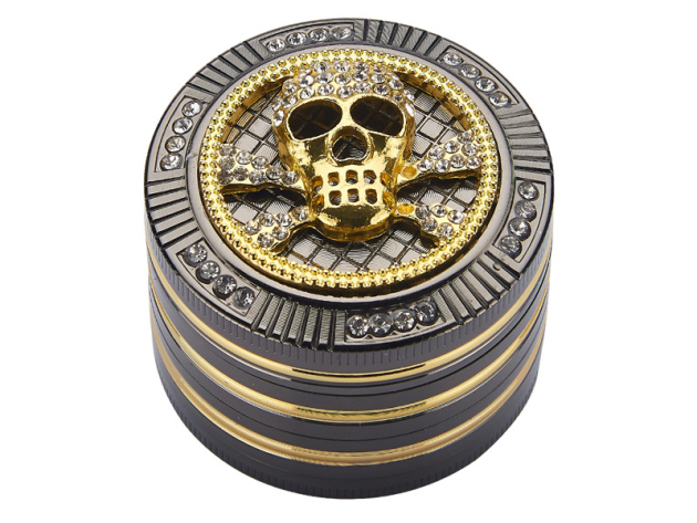 Grinder "Bling Bling Skull" 4-tlg. Ø 50mm