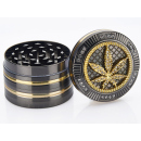 Grinder "Bling-Bling Leaf" 4-tlg. Ø 50mm
