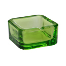 Ashtray "Smoke" glass 7,3x7,3cm, 12p Display