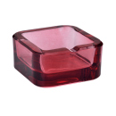 Ashtray "Smoke" glass 7,3x7,3cm, 12p Display