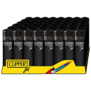 Clipper Jetflame Large Soft Touch ALL BLACK, 48er Display