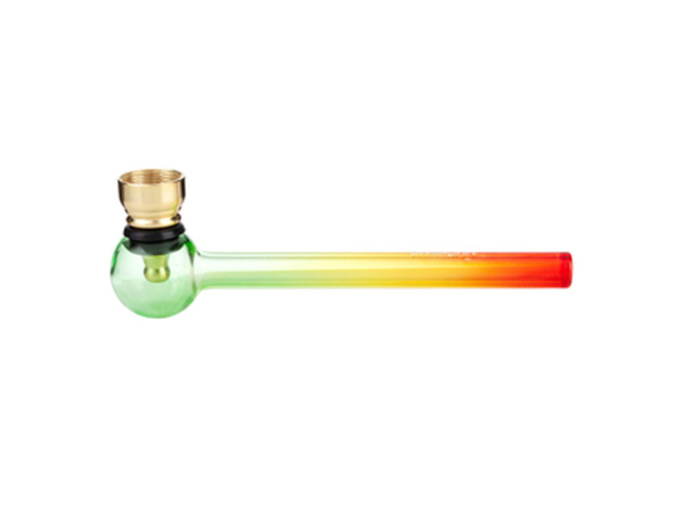 Glaspfeife "Reggae" 12cm