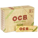 OCB KS Organic Hemp Slim + Tips, 32 Heftchen à 32 Blatt + Tips