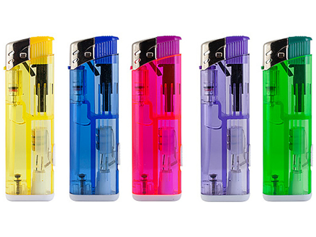 Elektrofeuerzeuge "Bingo" mit LED, 50er Display