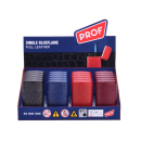 Storm Lighters "Leather Look" blue jet-flame, 20p display