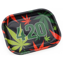 Metal swivel base "black 420" small, 14x18x2 cm