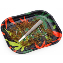 Metal swivel base "black 420" small, 14x18x2 cm