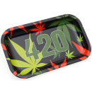 Metal swivel base "black 420" small, 27x16x2 cm