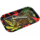 Metal swivel base "black 420" small, 27x16x2 cm